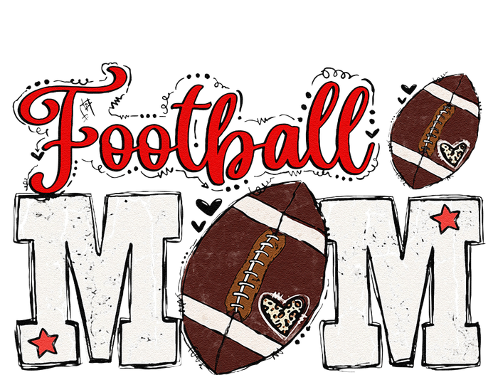 Football Mom Gift Flexfit Unipanel Trucker Cap