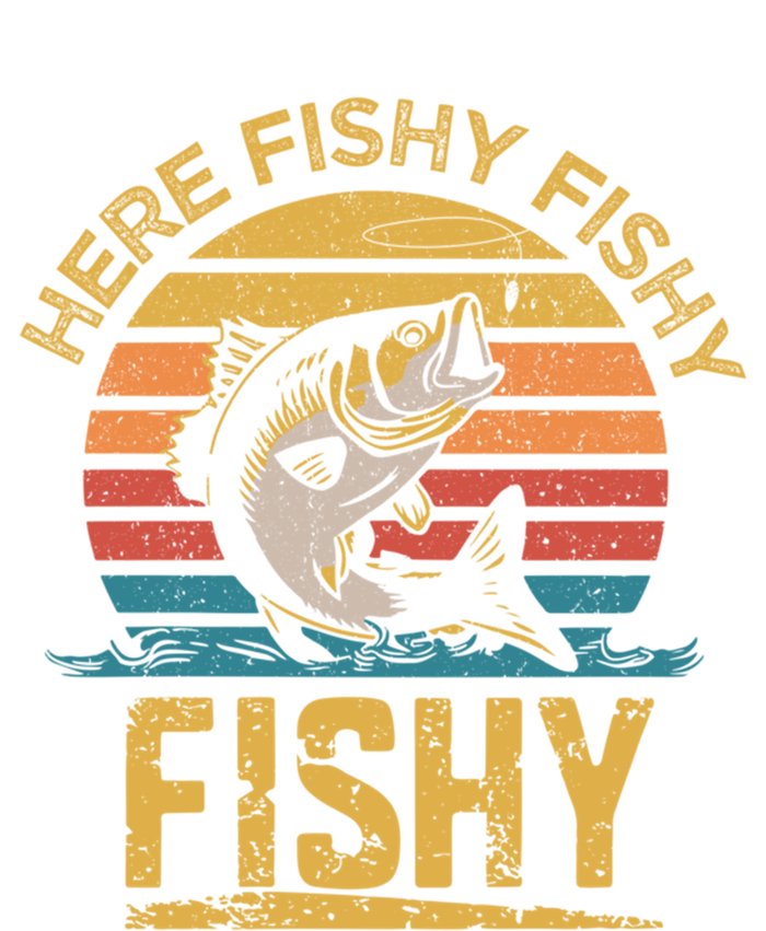 Herefishy Bass Fishing Funny Dad Gift Hoodie