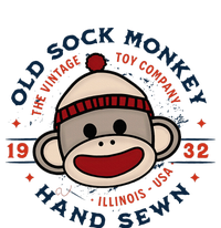 Old Sock Monkey Vintage Toy Company Logo Sock Monkey Premium Hoodie