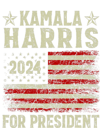 Vintage Kamala Harris 2024 For President Election Campaign Women's Racerback Cropped Tank