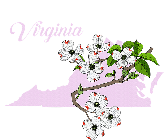 State Of Virginia Flower The American Dogwood T-Shirt