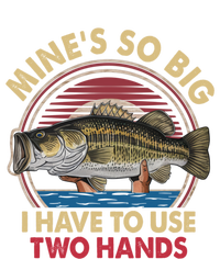 MineS So Big I Have To Use Two Hands Funny Bass Fishing Gift Coaster