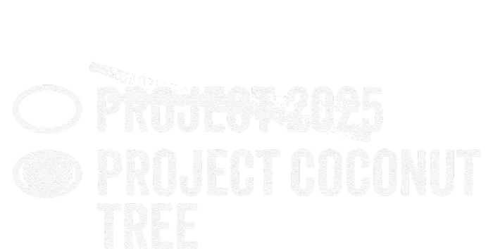 Project Coconut Vs Project 2025 Funny Voting Ballot T-Shirt