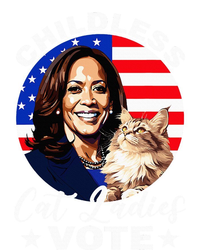 Childless Cat Ladies Vote Kamala Harris Usa Election 2024 Valucap Bio-Washed Visor