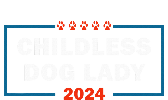 Childless Dog Lady Is Voting Kamala Election Usa 2024 Kids Long Sleeve Shirt