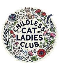 Childless Cat Ladies Club Illustration Cat Person Artwork T-Shirt