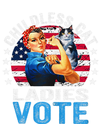 Childless Cat Ladies Vote Funny Vintage Rosie The Riveter PosiCharge Competitor Tank