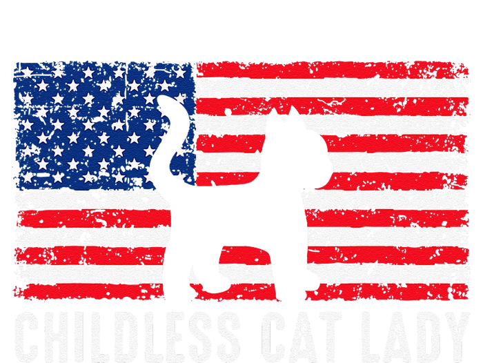 Childless Cat Lady 2024 Vote Patriotic Usa Kids Hoodie