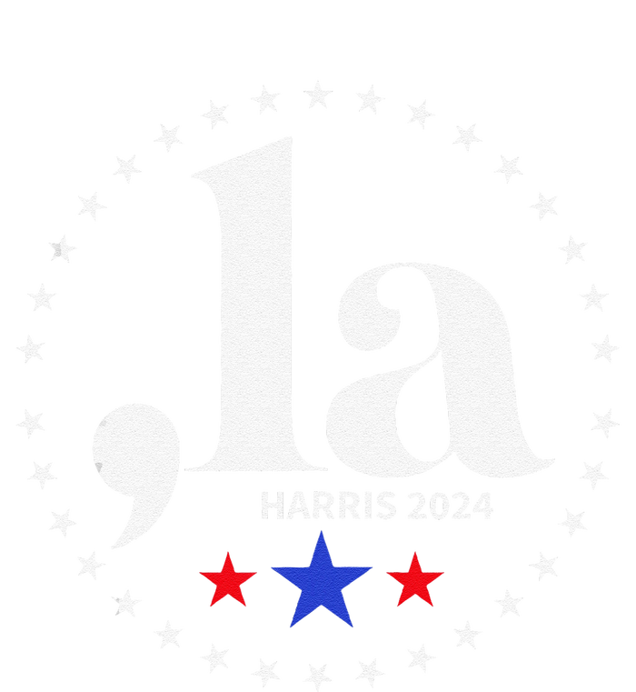 Comma La Kamala Harris For President 2024 Funny Kamala Us Snapback Five-Panel Rope Hat