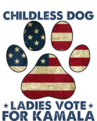 Funny Childless Dog Ladies Vote For Kamala Usa Flag Women’s Perfect Tri Rocker Tank