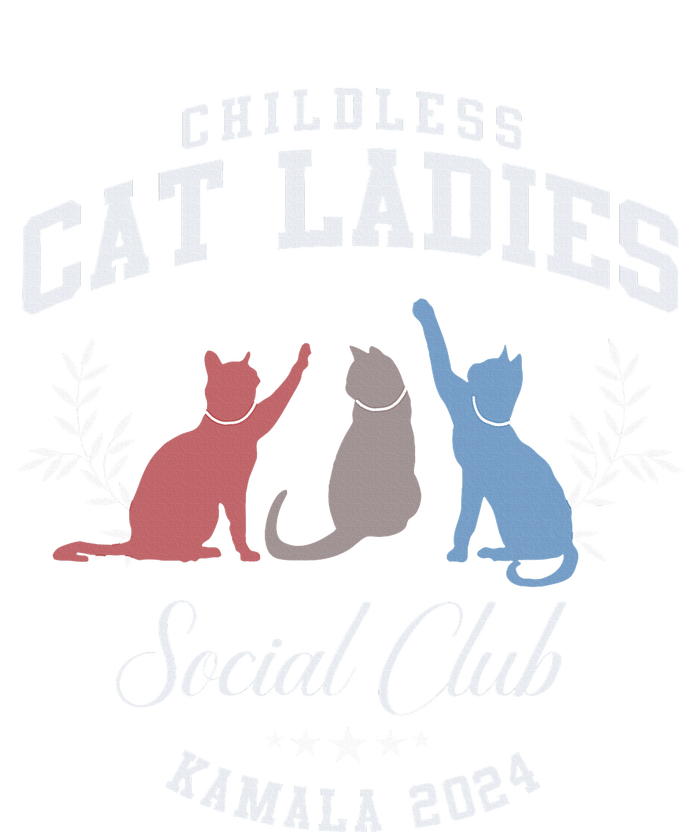 Childless Cat Ladies Social Club Voting Kamala Election 2024 Sustainable Bucket Hat