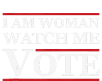 I Am Woman Watch Me Vote Feminist Presidential Election 2024 Hooded Wearable Blanket