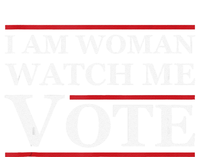 I Am Woman Watch Me Vote Feminist Presidential Election 2024 Hooded Wearable Blanket