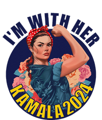 IM With Her Kamala 2024 Retro Rosie Art Coffee Mug