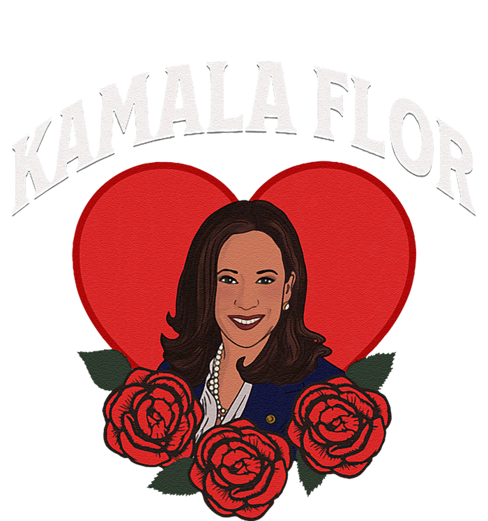 Kamala Flor Latinas Con Harris Democrats Support Kamala T-Shirt