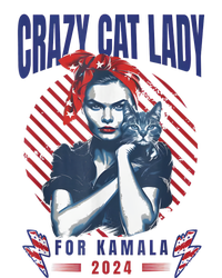 Crazy Cat Lady For Kamala 2024 T-Shirt