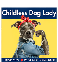 Childless Dog Lady Is Voting Kamala Election Usa 2024 High Crown Mesh Back Trucker Hat