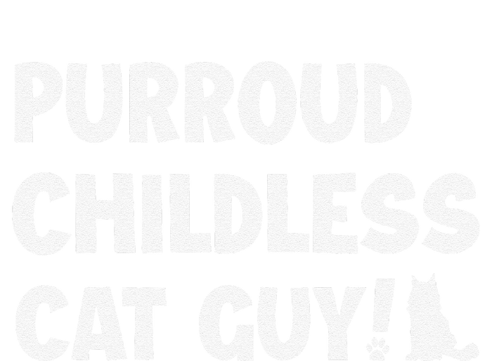 Purroud Childless Cat Guy Funny Voting For President 2024 T-Shirt