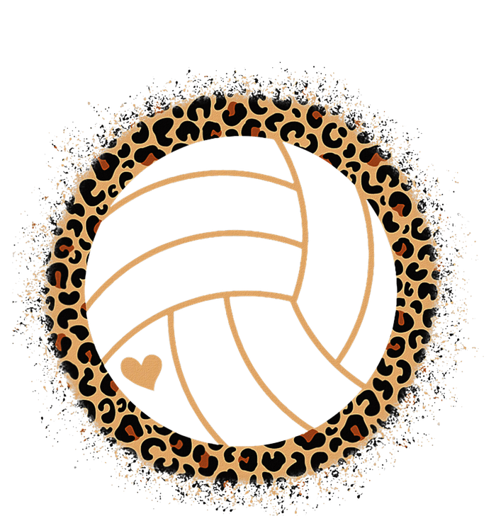 Cute Volleyball Leopard Print Volleyball Lover T-Shirt