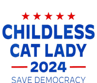 The Childless Cat Lady 2024 For President Us Flag Vintage Yupoong Adult 5-Panel Trucker Hat