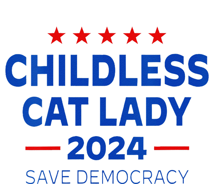 The Childless Cat Lady 2024 For President Us Flag Vintage Yupoong Adult 5-Panel Trucker Hat