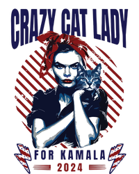 Crazy Cat Lady For Kamala 2024 Performance Sprint T-Shirt