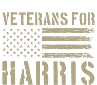 Veterans For Harris 2024 Military Vets Kamala Harris Cropped Pullover Crew