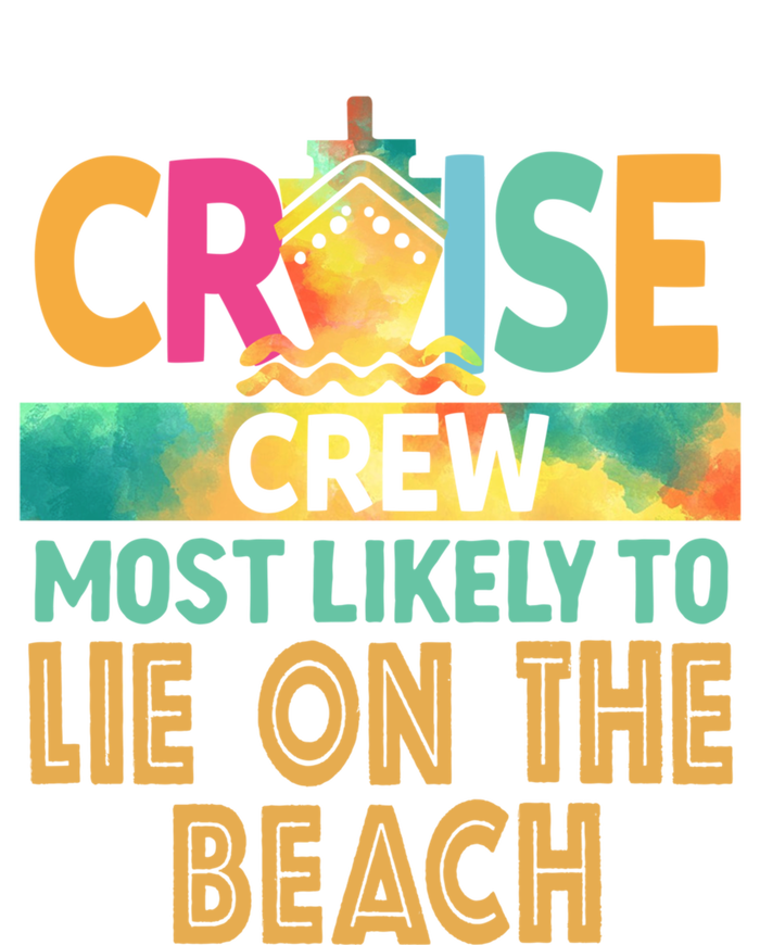 Most Likely To Lie On The Beach Cruise Crew Family Vacation Funny Gift USA-Made Snowflake Beanie