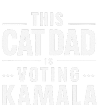 Cat Dad Voting For Kamala President Harris 2024 Vote Blue Gift T-Shirt