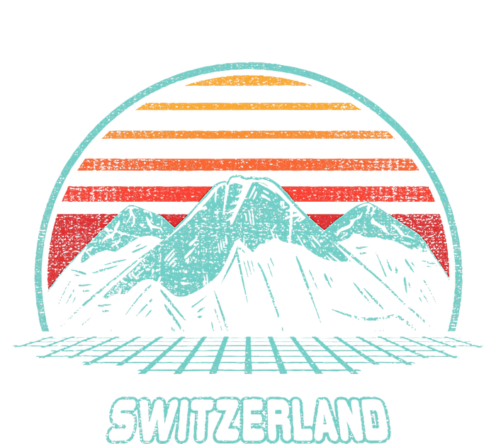 Switzerland Retro Vintage 80s Style T-Shirt