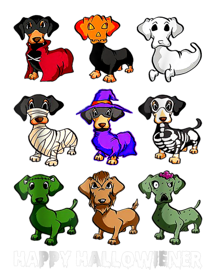 Dachshund Happy Halloweiner Funny Halloween Dogs Lover Women's Fleece Hoodie