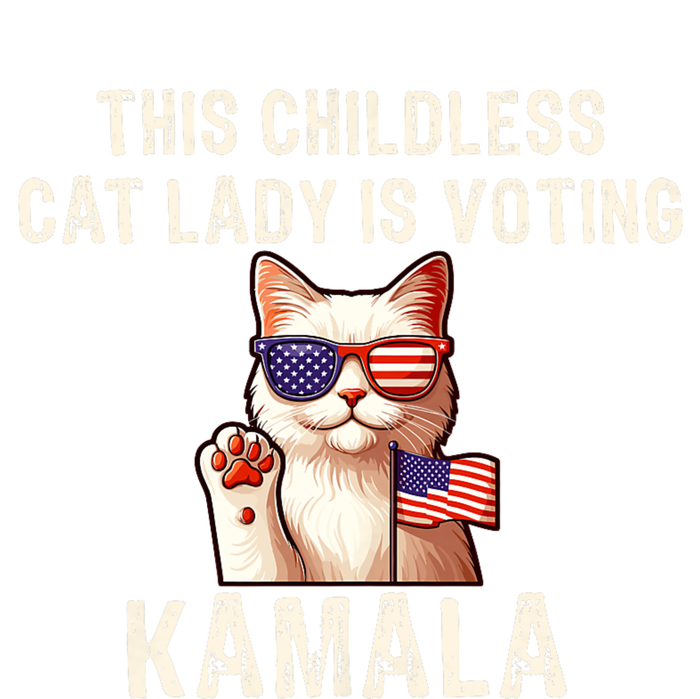 This Childless Cat Lady Is Voting Kamala 2024 T-Shirt