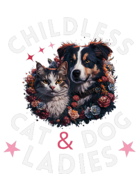 Childless Cat & Dog Ladies Voting For Kamala President 2024 T-Shirt