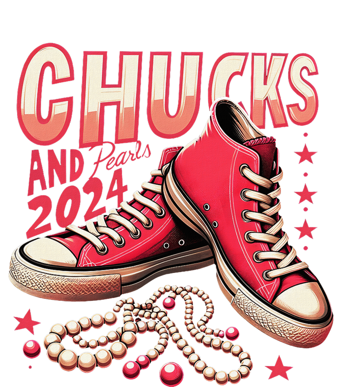 Chucks And Pearls 2024 President Election Day Kamala Harris T-Shirt