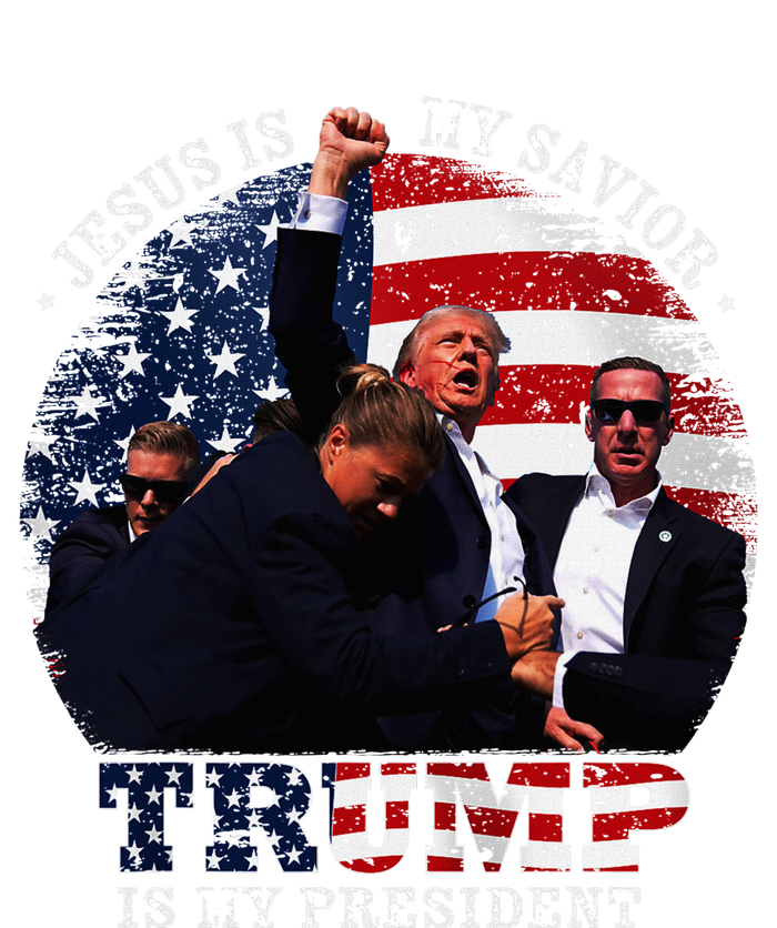 Donald Trump Fight Jesus Is My Savior Trump Is My President Mousepad