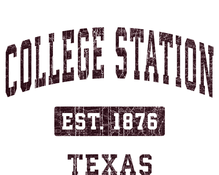 College Station Texas Tx Vintage Athletic Red Sports Design Wool Snapback Cap