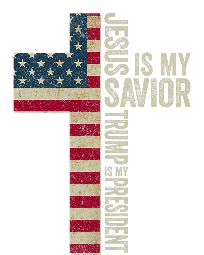 Jesus Is My Savior Trump Is My President Trump 2024 Maga Premium T-Shirt