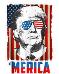 American Flag Donald Trump Merica 4th Of July Graphic Gift T-Shirt