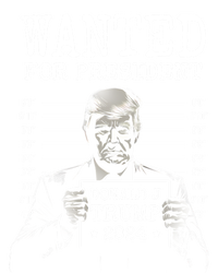 Wanted For President 2024 Donald Trump Great Gift Ceramic Bell Ornament