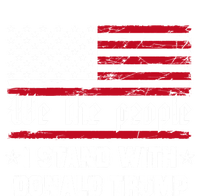 We The People I Stand With Donald Trump 4th Of July Usa Flag Gift Coaster