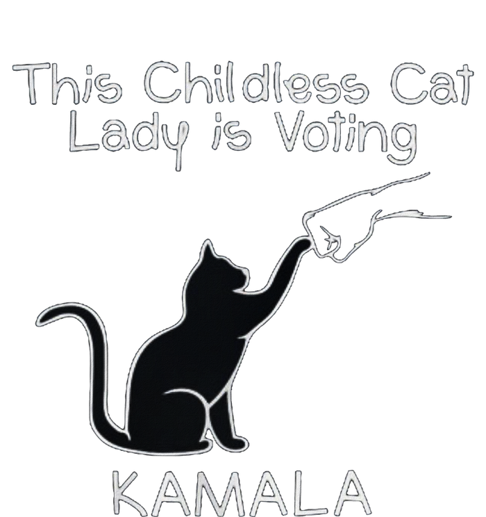 This Childless Cat Lady Is Voting Kamala Knit Cap Winter Beanie