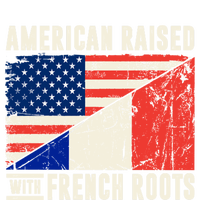 Flag American French Roots French American Funny Performance Sprint T-Shirt