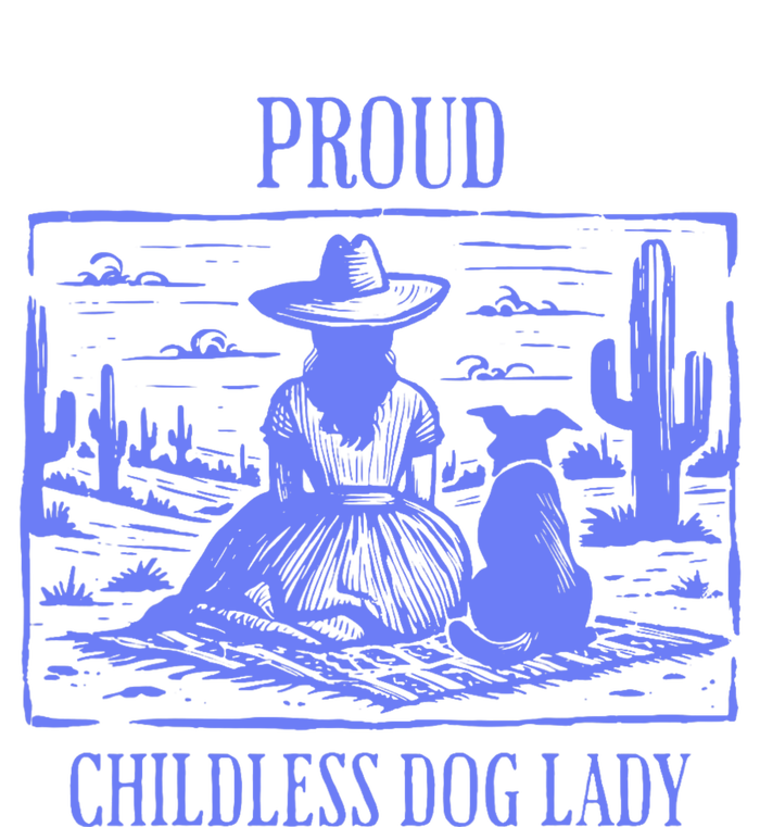 Proud Childless Dog Lady Adult ChromaSoft Performance T-Shirt