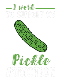 Pickle Addiction Vegetarian Vegetable Lover Pickle Food Women's Crop Top Tee