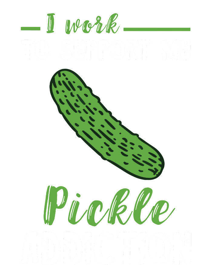 Pickle Addiction Vegetarian Vegetable Lover Pickle Food Women's Crop Top Tee