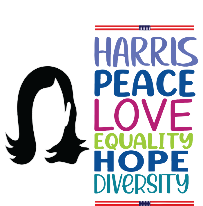 Harris Peace Love Equality Hope Diversity T-Shirt