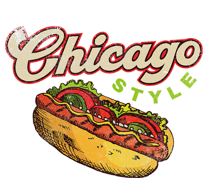 Chicago Hot Dog Hotdog Tourist Summer Souvenir Travel Ceramic Star Ornament