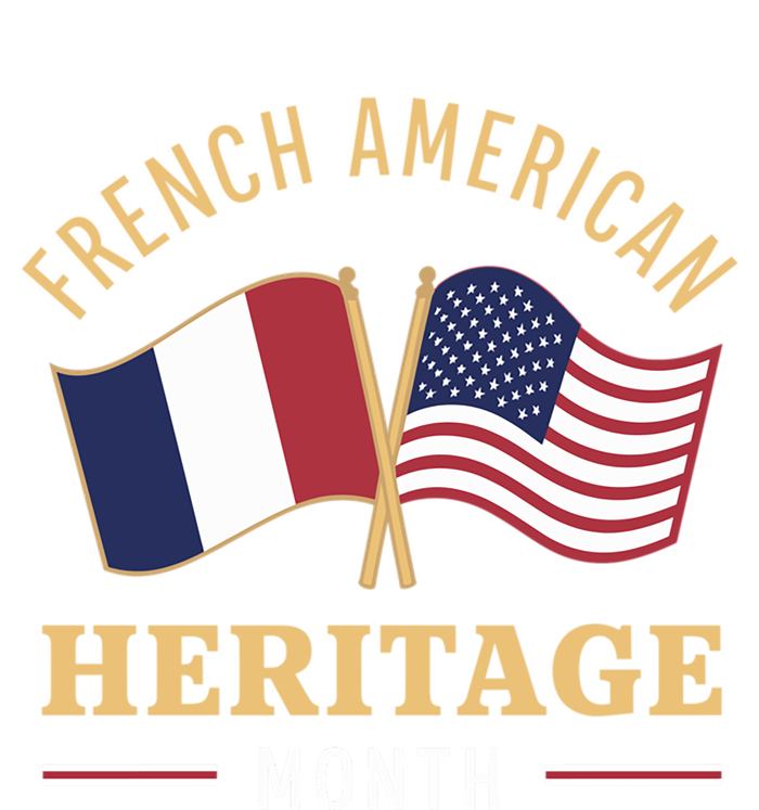 French American Heritage Month Roots Funny T-Shirt