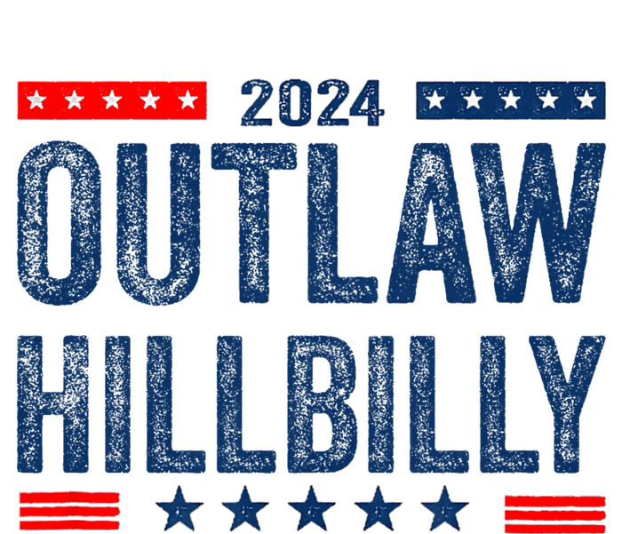 Trump Vance 2024 Outlaw Hillbilly Us Flag Vintage Crop Fleece Hoodie