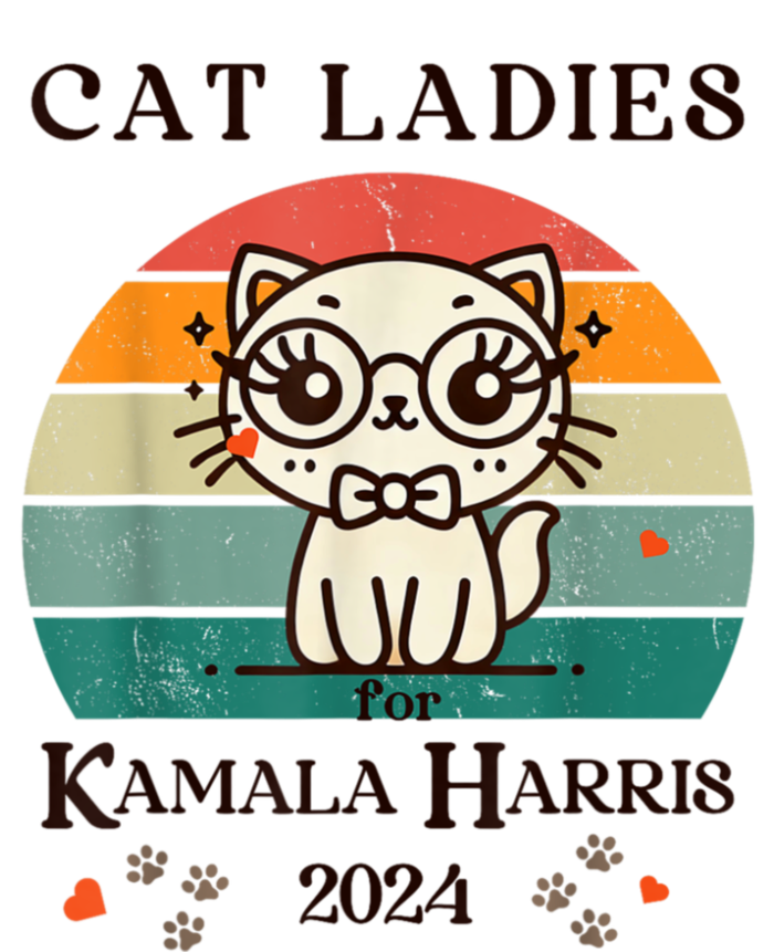 Cat Ladies For Kamala Harris Premium Pullover Hoodie